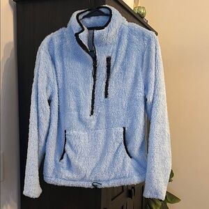 No Boundaries Sky Blue Fleece Jacket